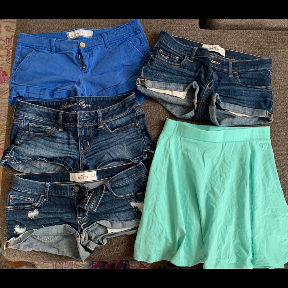 Shorts and Skirt